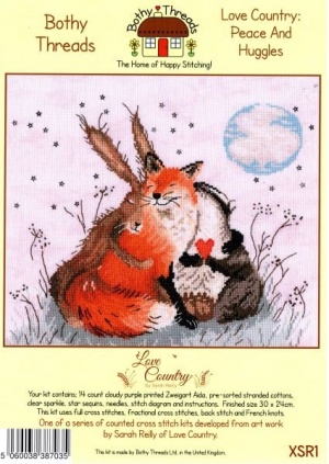 Peace and Huggles (Counted Cross Stitch Kit)
